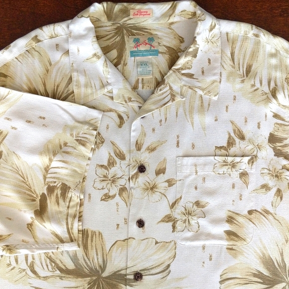 Reyn Spooner regency silk jacquard hawaiian shirt - Picture 7 of 11